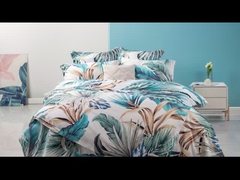 Digital Print Cotton Duvet Set, Bahan Berkelanjutan, Lembut dan Bernafas, Nyaman dan Lemes