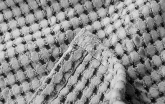 Ramah Kulit 100% Katun Waffle Selimut OEM Waffle Weave Twin Selimut
