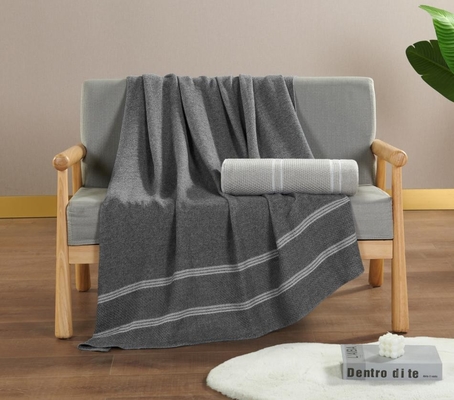 Eco Melange Poly Cotton Selimut OEM Kapas dan Polyester Selimut