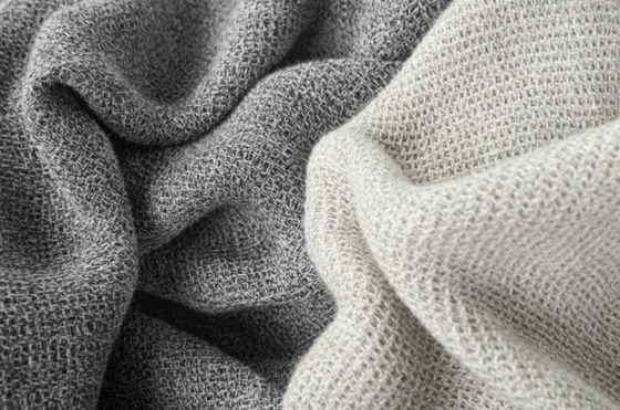 Eco Melange Poly Cotton Selimut OEM Kapas dan Polyester Selimut