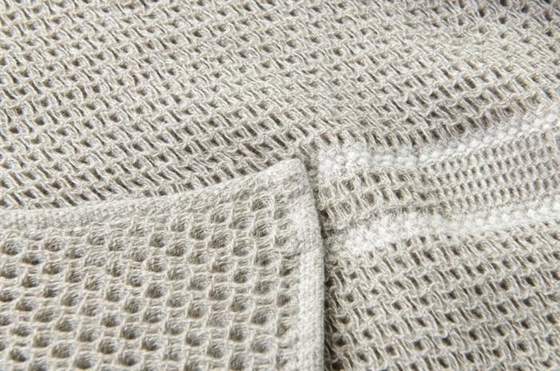 Eco Melange Poly Cotton Selimut OEM Kapas dan Polyester Selimut
