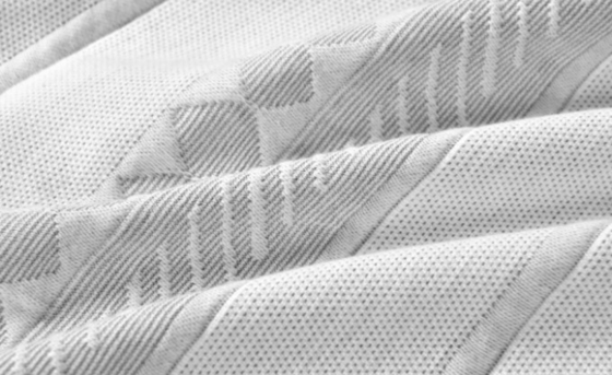 Tirai mandi polyester katun Jacquard Tirai mandi bergaris abu-abu