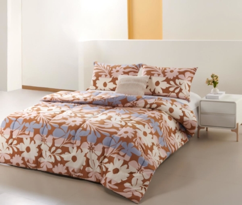 Set Comforter Cotton Printed Set Comforter King Size yang bernapas