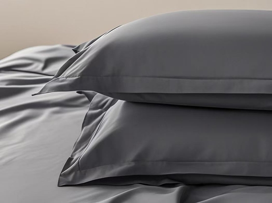 OEM Tencel Lyocell Comforter Set Abu-abu Gelap Nyaman Twin Comforter Sets